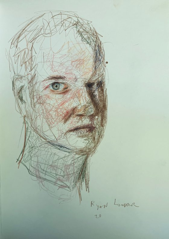 Self Portrait-  Study On Paper