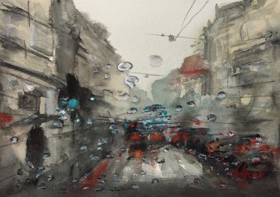 Rainart - "Rainy morning lights"