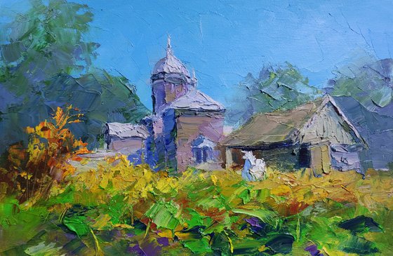 Village Church on a Clear Day