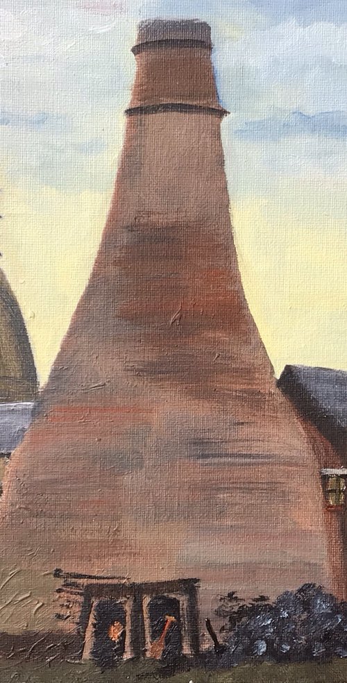 Gladstone pottery brick kilns by Julian Lovegrove Art