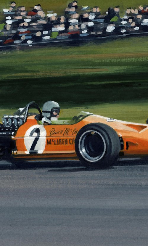 Bruce McLaren, M7A, 1968 by Martin Tomlinson