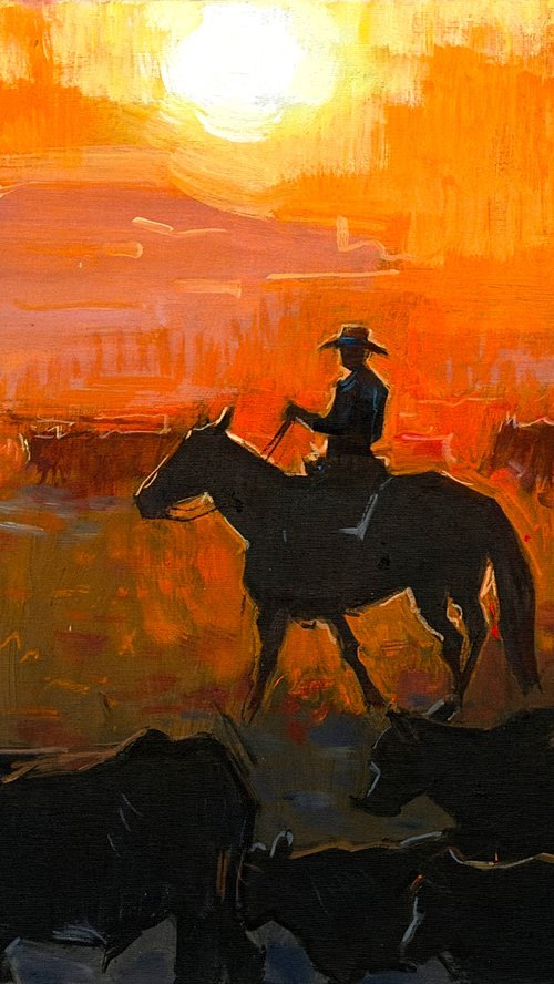 Evening Range Melody by Paul Cheng