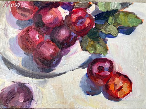 Plums by Nataliia Nosyk
