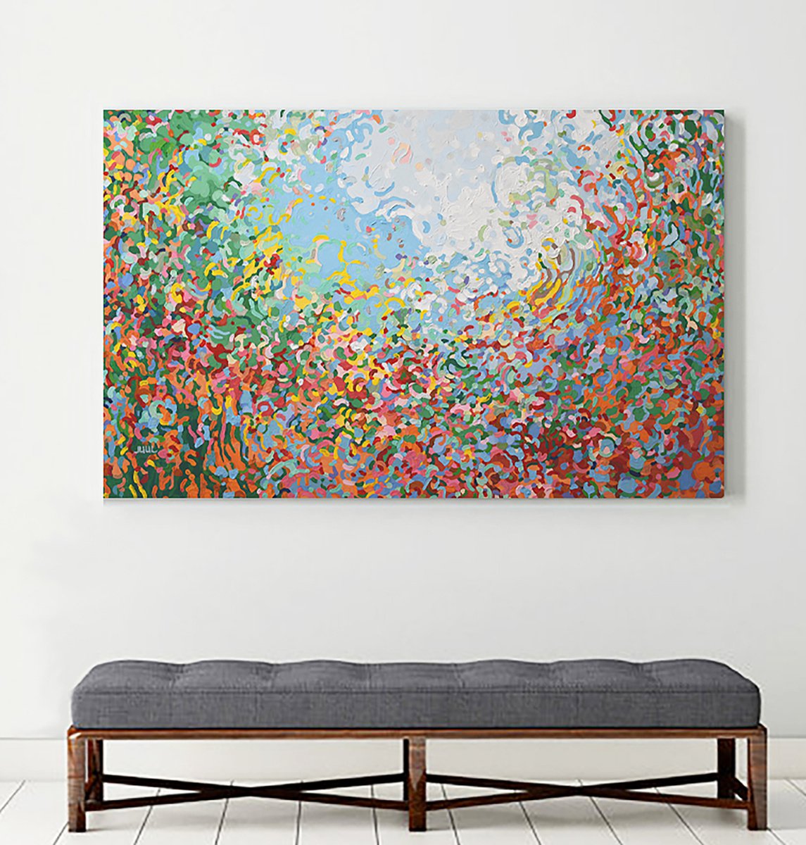 Art in Bloom 30 x 48 x 1.5 by Margaret Juul