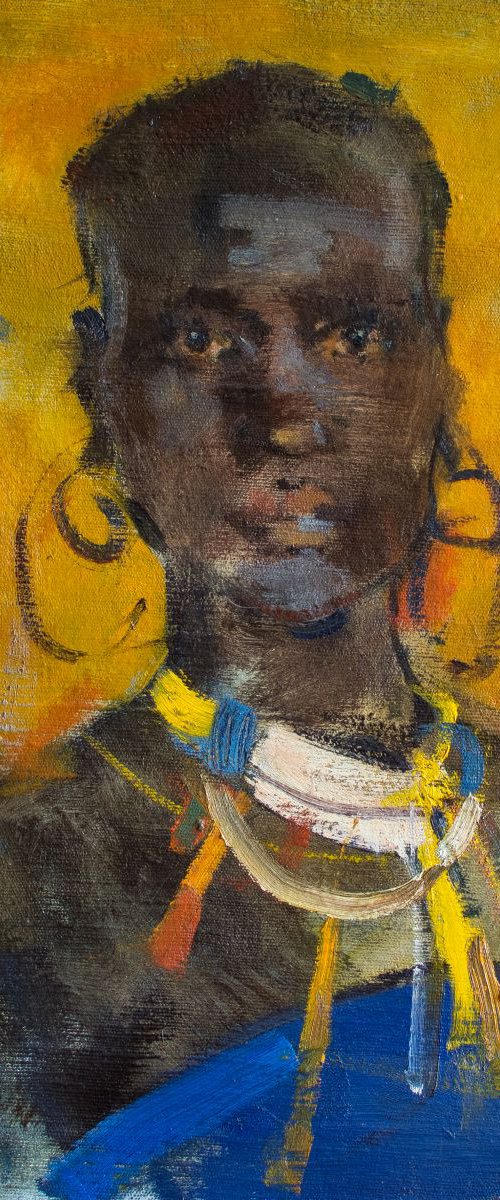 Portrait of Africans in national costume. by Igor (Krapar) Shcherbakov