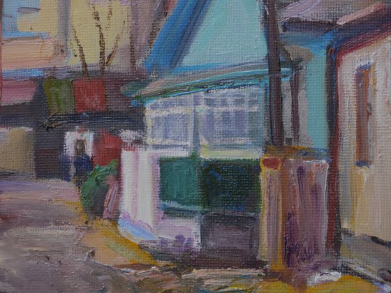 On the outskirts of Chernigov. Spring