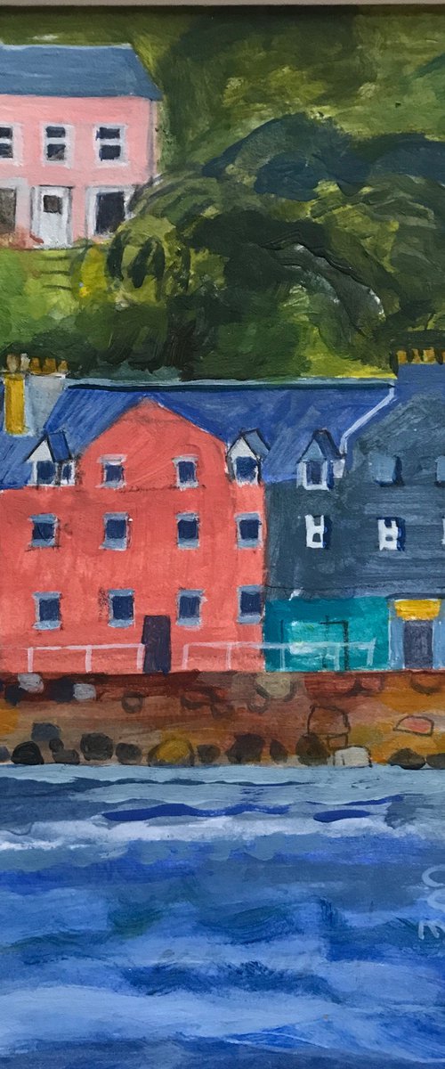 Pink house Tobermory by Christine Callum  McInally