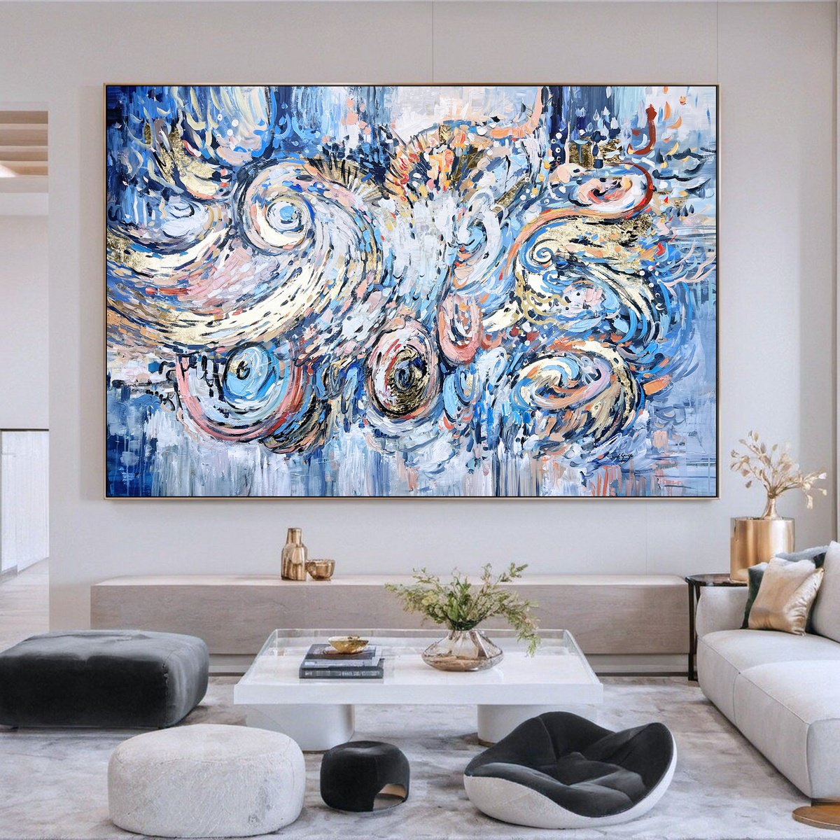  Golden Jazz By Lana Guise, 63 X 43, Artwork For Sale On Artfinder