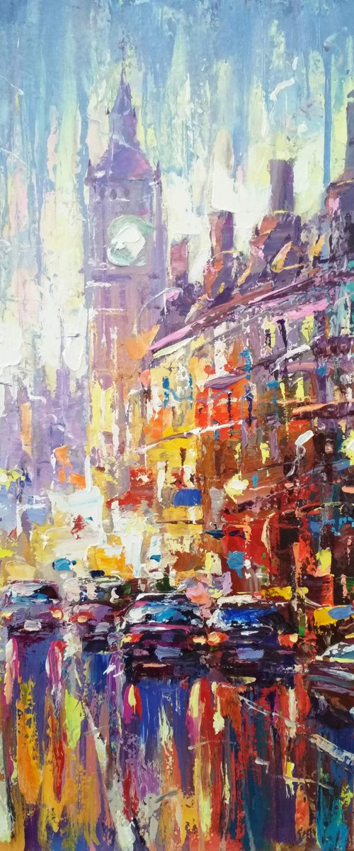 Abstract cityscape (London) by Andrej  Ostapchuk
