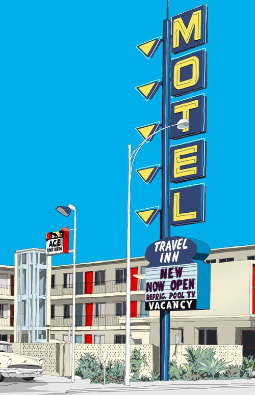 Travel Inn Motel by Graham  Madigan