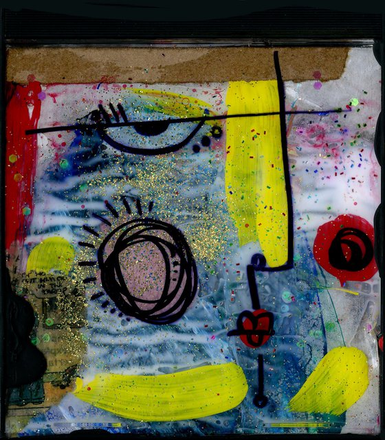 Mixed Media Funky Face Collection 2