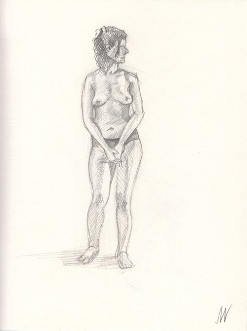 Sketch of Human body. Woman.32 by Mag Verkhovets