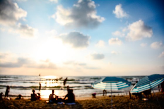 Late afternoon at the beach