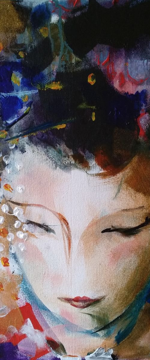Little gheisa 3 by Marina Del Pozo