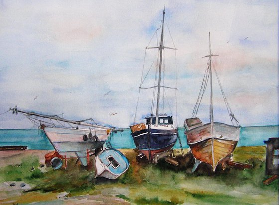 OLD BOATS IN JERISOS