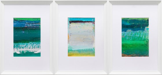 SET of 3, ABSTRACT STUDY
