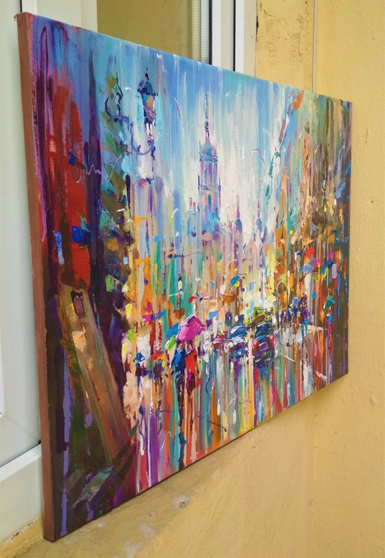 Abstract cityscape  (Lviv)