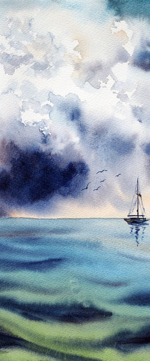 Calm morning by Delnara El