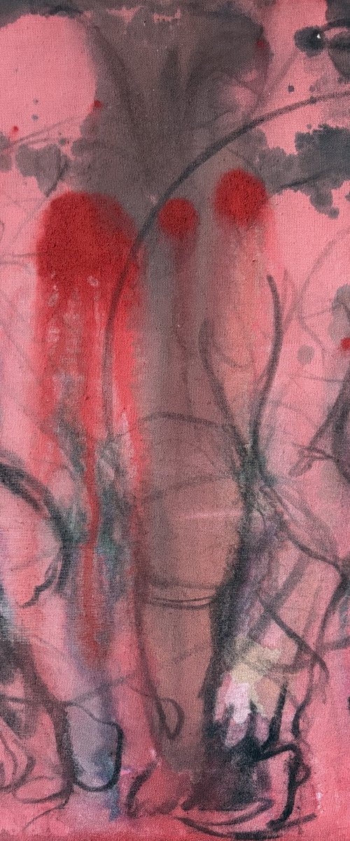 Untitled RED by Gela MIKAVA