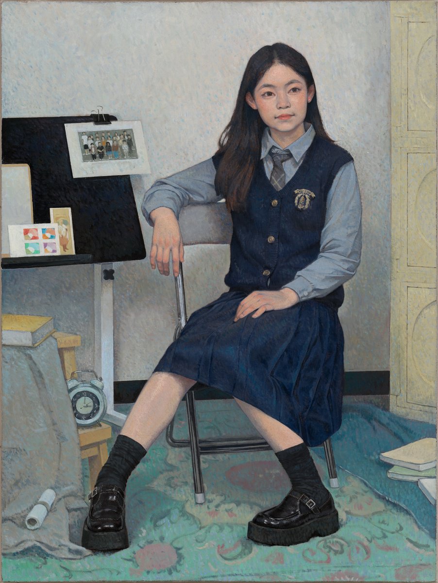 Classmate Xiao By Ruoshen, 24 X 31, Artwork For Sale On Artfinder