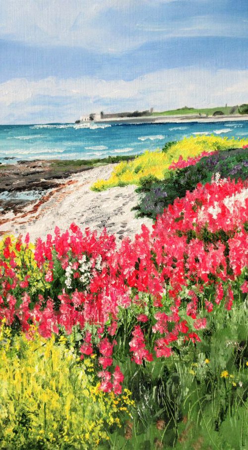 Valerian & Rapeseed in Scarlett - Isle of Man by Max Aitken