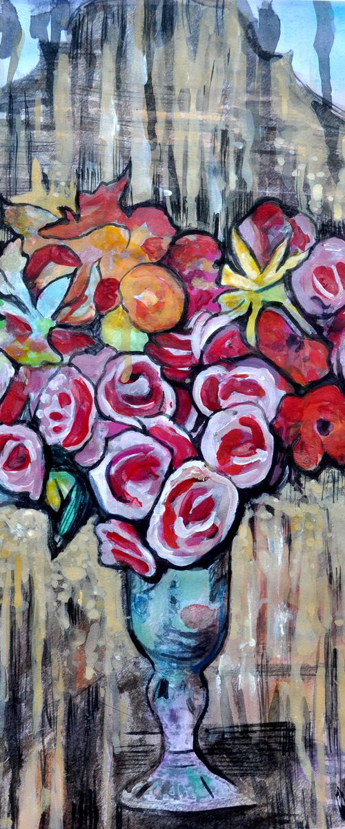Abstract Flowers, Roses of Buyukada by Alex Solodov