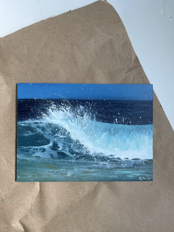 Sea wave miniatures