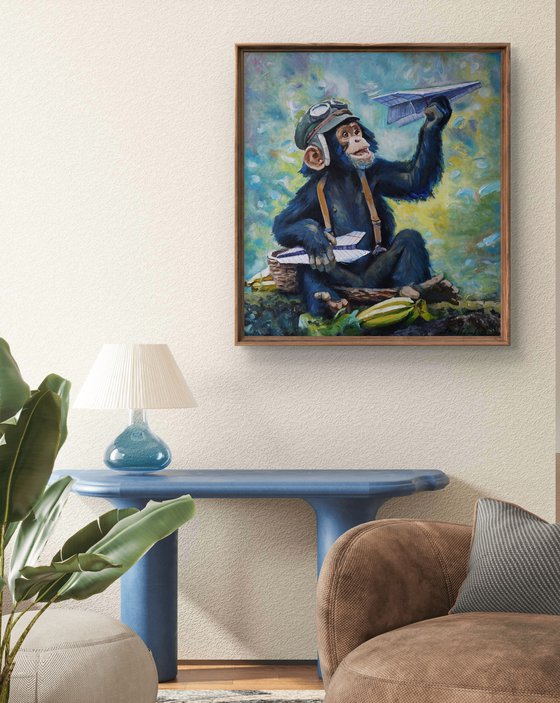 Portrait of a Monkey