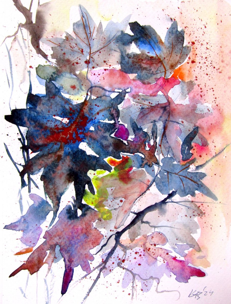 Autumn leaves IV by Kovacs Anna Brigitta