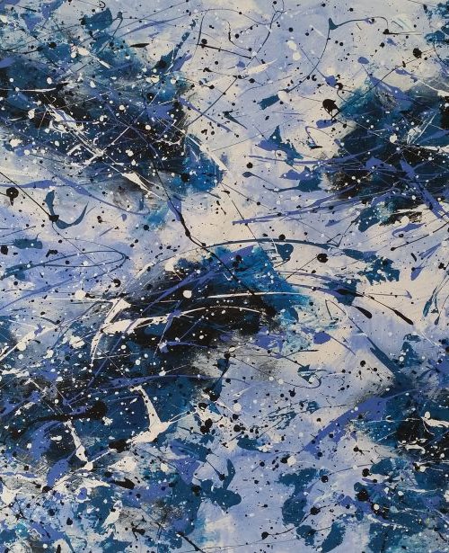 «Cosmic» Abstract on CANVAS by M.Y. by Max Yaskin