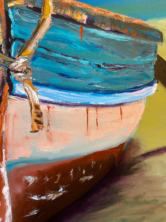 Old fishing boat