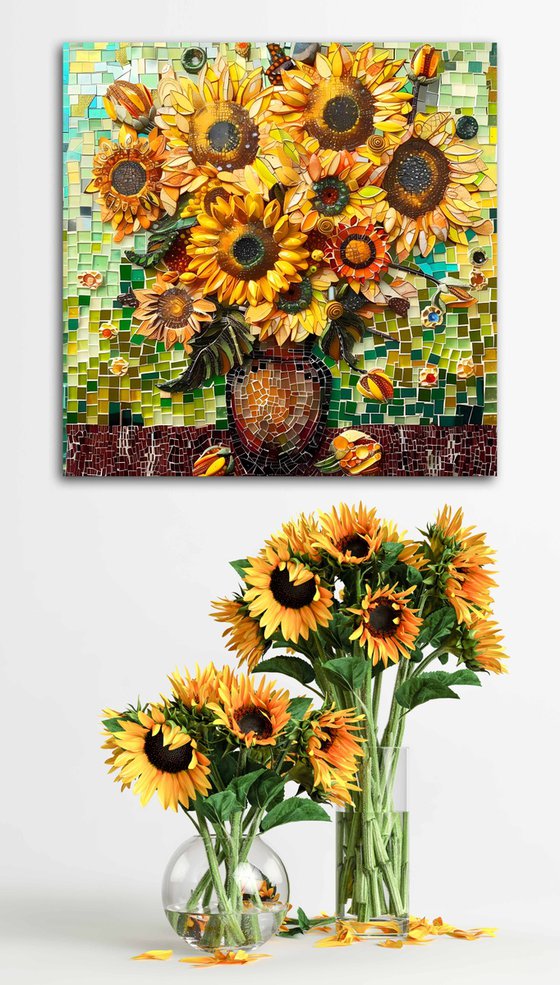 Sunflowers in vase