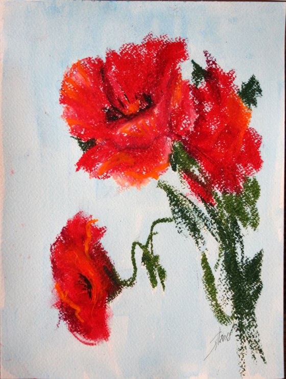 Poppies #2 / Original Painting