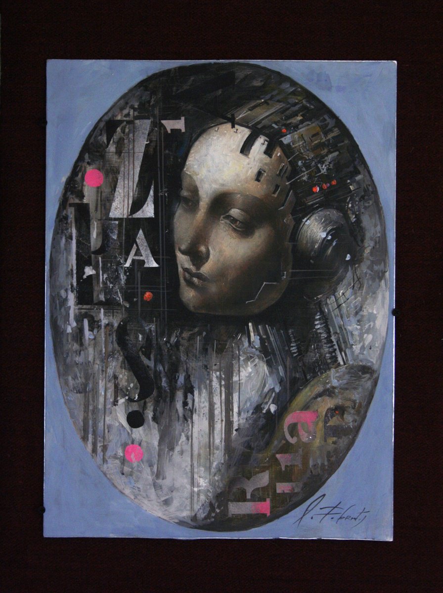 Surrealistic Acrylic Painting , ?????????? Ys6 By Alexandr Dobrodiy, 14 X 19, Artwork For Sale On Artfinder