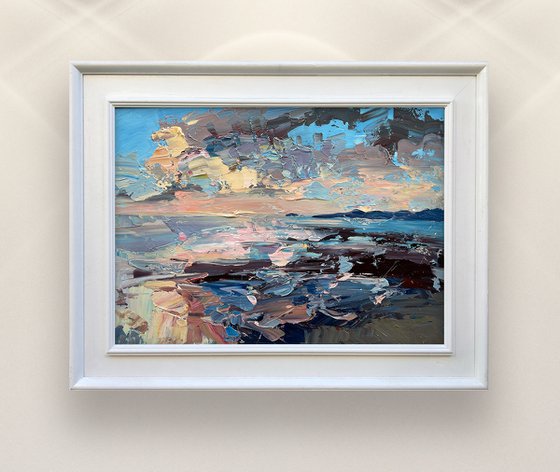 Beach at sunset