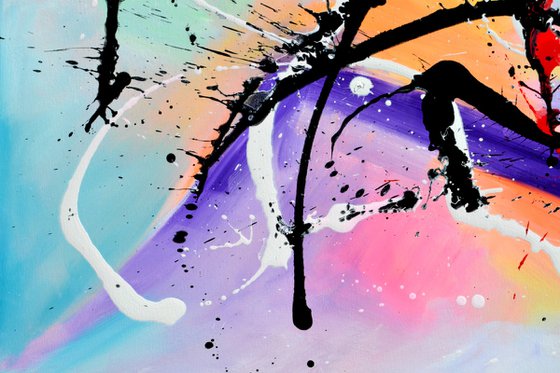 Elements - Large Colorful Abstract Painting