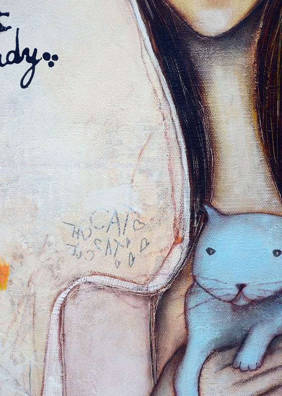 Blue cat lady