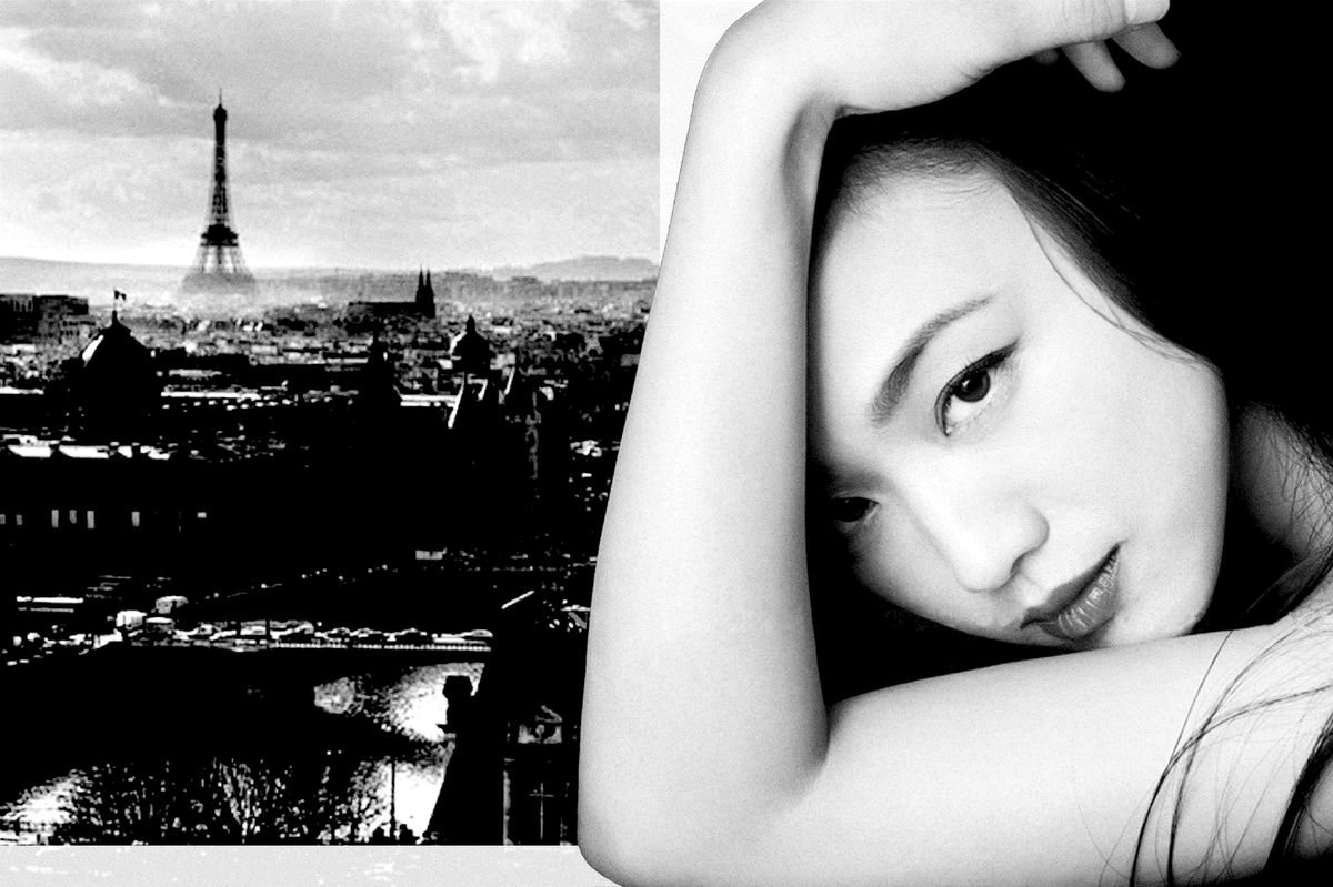 Japanese Geisha in Paris by Alex Solodov
