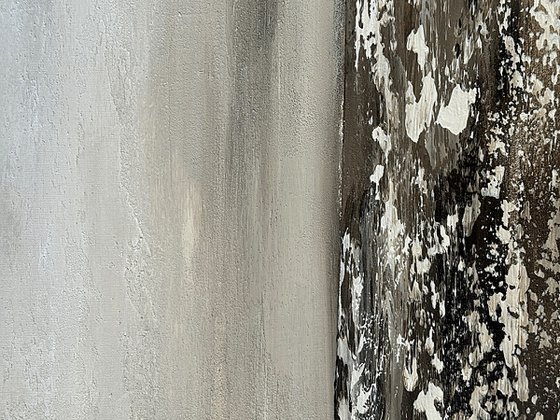 Monochrome Seascape in Grey