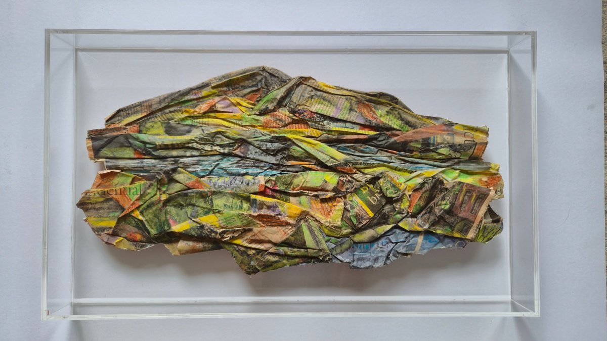 Organic Landscape Sculpture By Seona Mason, 24 X 14", Essence Of Scotland: Inland, Original Artwork