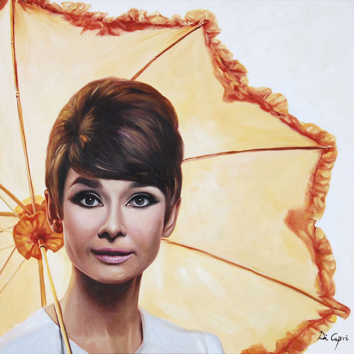 Audrey Hepburn Portrait " Audrey Heburn’s 1960s style" by Di Capri