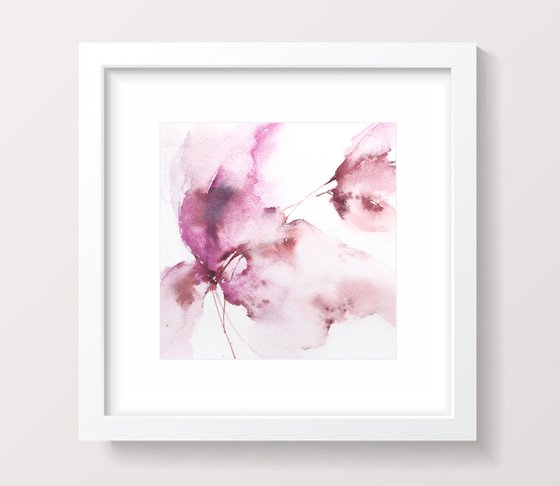 Abstract flower painting