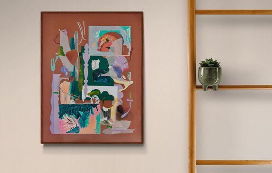 Fragmented still life