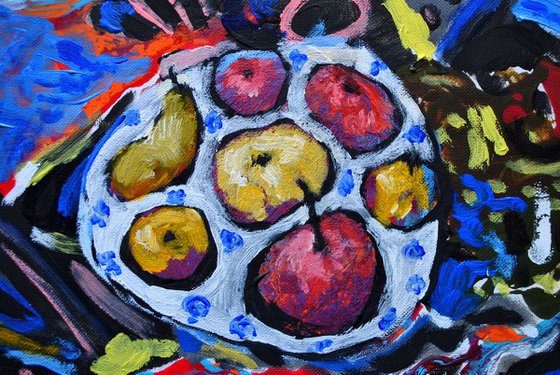 La coupe aux fruits / 14,96x18,11 in / 38x46 cm /2018