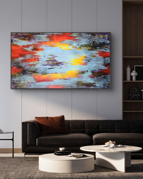 FLARE V - Contemporary Abstract Painting