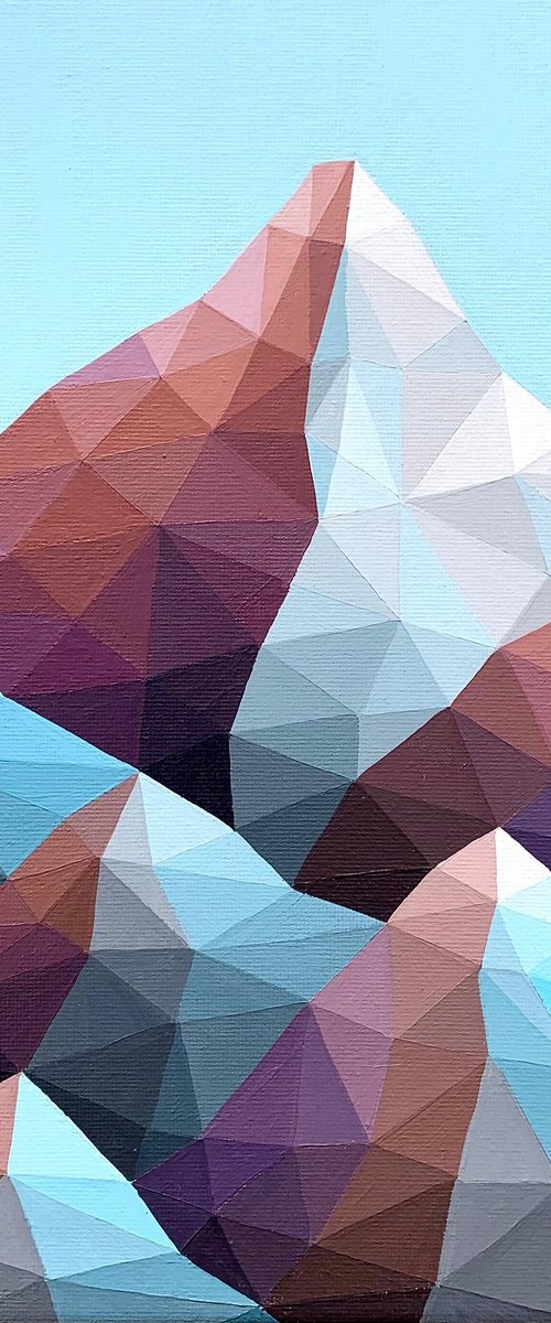 BLUE LILAC MOUNTAINS by Maria Tuzhilkina