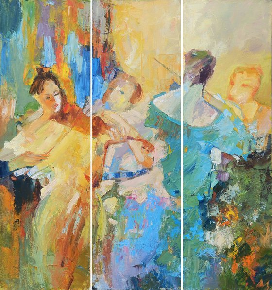 The Musicians: A Triptych of Melody