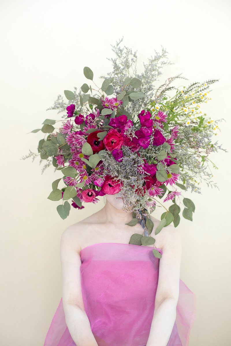 Expressive Portrait Photograph By Ziesook You, 24 X 36", Scent Of Broq-Pa 04142021, Original Artwork