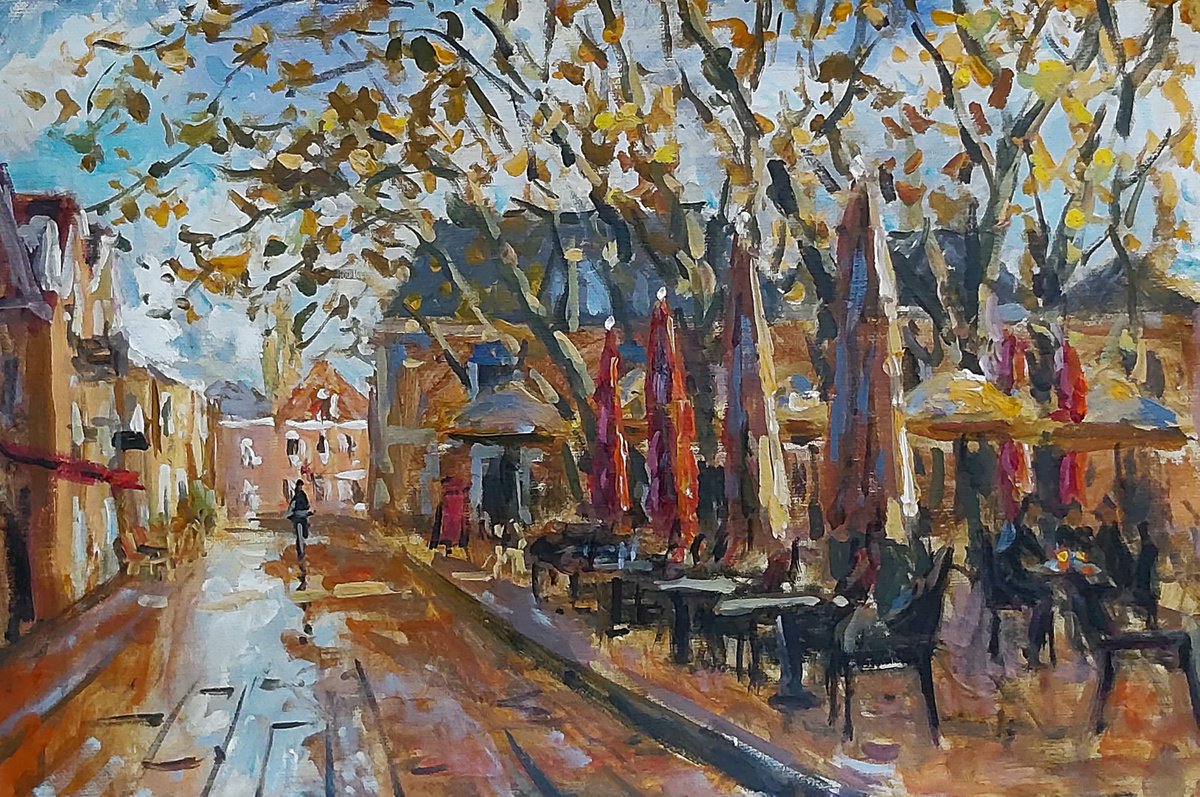 Autumn in Delft by Dimitris Voyiazoglou