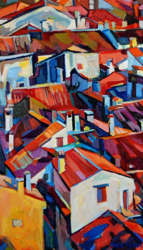 Roofs III by Maja Đokić Mihajlović
